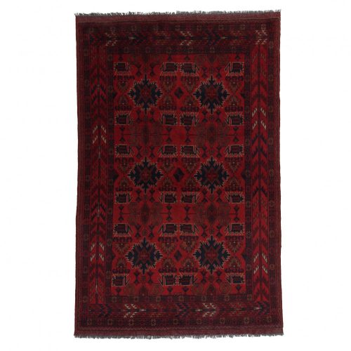 Keleti szőnyeg bordó Khal Mohammadi 123x192 kézi csomózású Afgán szőnyeg