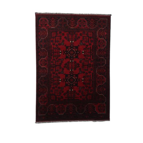 Keleti szőnyeg bordó Khal Mohammadi 99x143 kézi csomózású Afgán szőnyeg