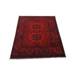 Keleti szőnyeg bordó Khal Mohammadi 99x143 kézi csomózású Afgán szőnyeg