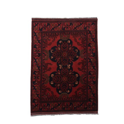 Keleti szőnyeg bordó Khalmohamadi 104x141 kézi csomozású nappali szőnyeg