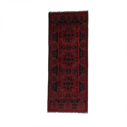 Futószőnyeg bordó Bokhara 75x189 kézi csomózású afgán szőnyeg