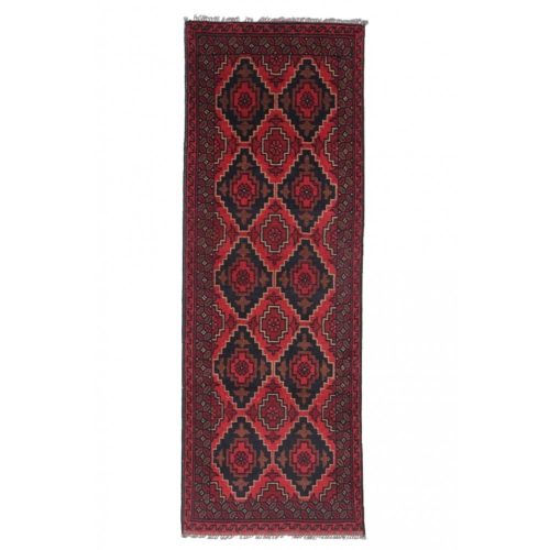 Futószőnyeg bordó Khal Mohammadi 50x144 kézi csomózású afgán szőnyeg