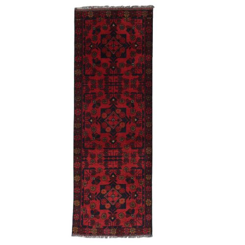 Keleti szőnyeg bordó Bokhara 51x146 kézi csomózású Afgán szőnyeg