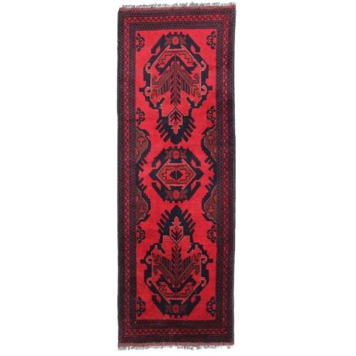 Futószőnyeg bordó Khal Mohammadi 53x154 kézi csomózású afgán szőnyeg