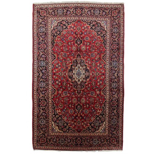 Kézi perzsa szőnyeg Kashan 201x323