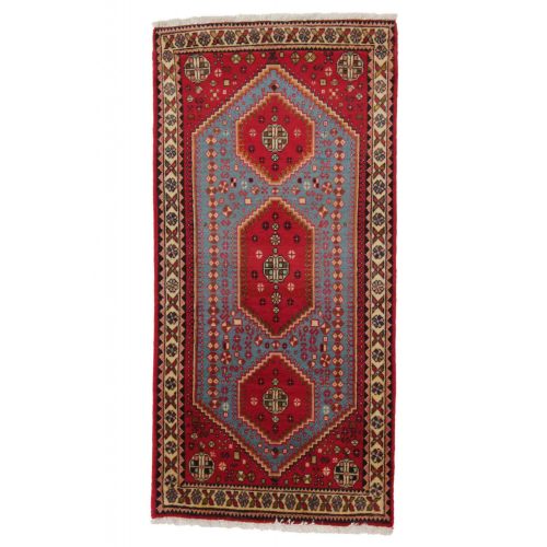 Kézi perzsa szőnyeg Abadeh 67x138 kézi csomózású iráni szőnyeg 