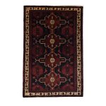 Kézi perzsa szőnyeg Abadeh 130x197 kézi csomózású iráni szőnyeg