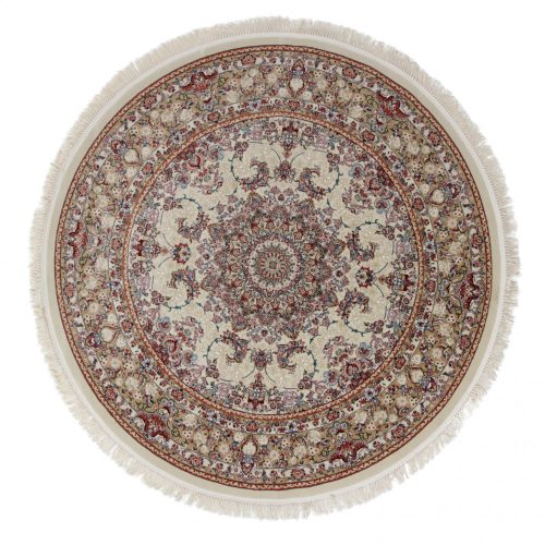 Kerek szőnyeg bézs 150x150 perzsa szőnyeg