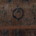 Patchwork szőnyeg barna 170x235 kézi szövésű nappali szőnyeg