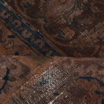 Patchwork szőnyeg barna 170x235 kézi szövésű nappali szőnyeg