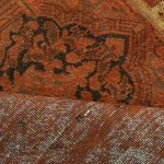 Patchwork szőnyeg narancs 167x236 kézi szövésű nappali szőnyeg
