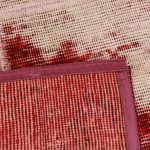 Patchwork szőnyeg bordó-fehér 170x241 kézi szövésű nappali szőnyeg