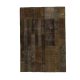 Patchwork szőnyeg zöld 167x240 kézi szövésű nappali szőnyeg