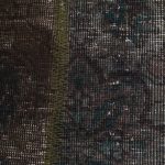 Patchwork szőnyeg zöld 167x240 kézi szövésű nappali szőnyeg