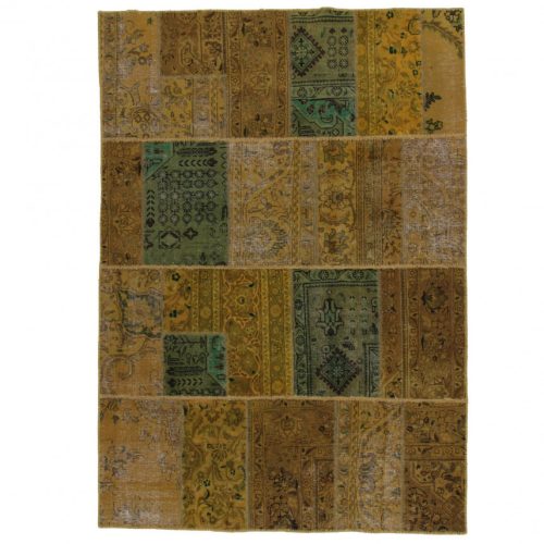 Patchwork szőnyeg színes 170x239 kézi szövésű nappali szőnyeg