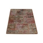 Patchwork szőnyeg színes 70x140 kézi szövésű nappali szőnyeg