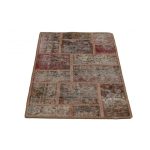 Patchwork szőnyeg színes 70x140 kézi szövésű nappali szőnyeg
