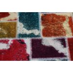 Patchwork szőnyeg színes 100x145 kézi szövésű nappali szőnyeg