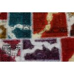Patchwork szőnyeg színes 100x145 kézi szövésű nappali szőnyeg
