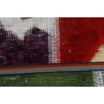 Patchwork szőnyeg színes 100x145 kézi szövésű nappali szőnyeg