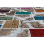 Patchwork szőnyeg színes 100x145 kézi szövésű nappali szőnyeg