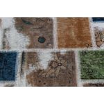 Patchwork szőnyeg színes 100x145 kézi szövésű nappali szőnyeg