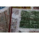 Patchwork szőnyeg színes 100x145 kézi szövésű nappali szőnyeg
