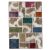 Patchwork szőnyeg színes 100x145 kézi szövésű nappali szőnyeg