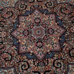 Perzsa szőnyeg barna KERMAN 140x200 exkluzív szőnyeg a nappaliba vagy hálószobába