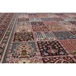 Perzsa szőnyeg bordó 140X200 kazettás szőnyeg