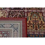 Perzsa szőnyeg bordó 140X200 kazettás szőnyeg