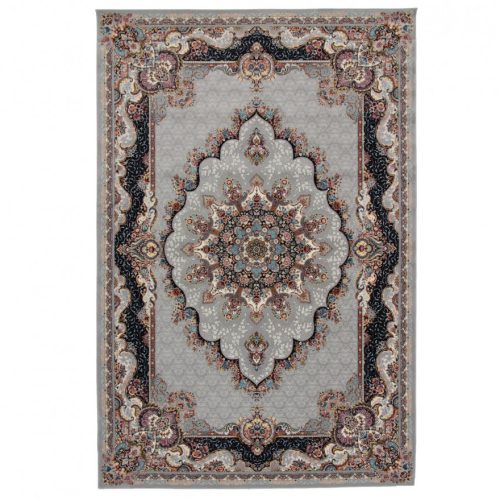Perzsa szőnyeg szürke Tabriz 140x200 klasszikus szőnyeg