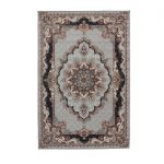 Perzsa szőnyeg szürke TABRIZ 160x230 exkluzív nappali szőnyeg akrilból