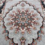 Perzsa szőnyeg szürke TABRIZ 160x230 exkluzív nappali szőnyeg akrilból