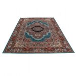Perzsa szőnyeg türkiz Tabriz 80x120 minőségi akril szőnyeg