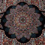 Perzsa szőnyeg türkiz Tabriz 80x120 minőségi akril szőnyeg