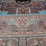 Perzsa szőnyeg türkiz Tabriz 80x120 minőségi akril szőnyeg