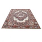 Perzsa szőnyeg bézs TABRIZ 160x230 luxus nappali szőnyeg akrilból
