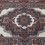Perzsa szőnyeg bézs TABRIZ 160x230 luxus nappali szőnyeg akrilból