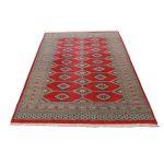 Pakisztáni szőnyeg piros Jaldar 153x259 kézi csomózású szőnyeg