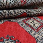 Pakisztáni szőnyeg piros Jaldar 153x259 kézi csomózású szőnyeg