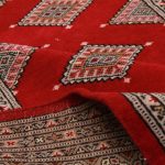 Pakisztáni szőnyeg piros Jaldar 156x248 kézi csomózású szőnyeg