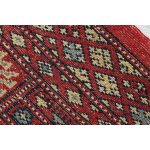 Pakisztáni szőnyeg bordó Bokhara 80x126 kézi csomózású szőnyeg