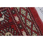 Pakisztáni szőnyeg bordó Bokhara 79x123 kézi csomózású szőnyeg