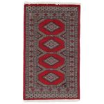 Pakisztáni szőnyeg bordó Jaldar 71x118 kézi csomózású szőnyeg
