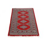 Pakisztáni szőnyeg bordó Jaldar 71x118 kézi csomózású szőnyeg