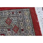 Pakisztáni szőnyeg bordó Jaldar 79x127 kézi csomózású szőnyeg