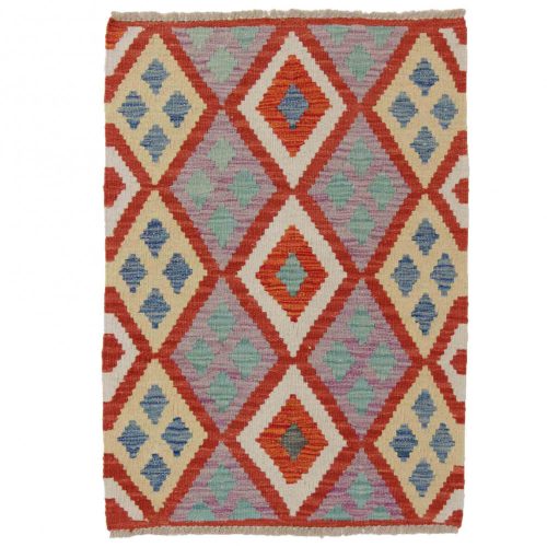 Kézi szövésű Kilim szőnyeg Chobi 63x89 afgán gyapjú kilim