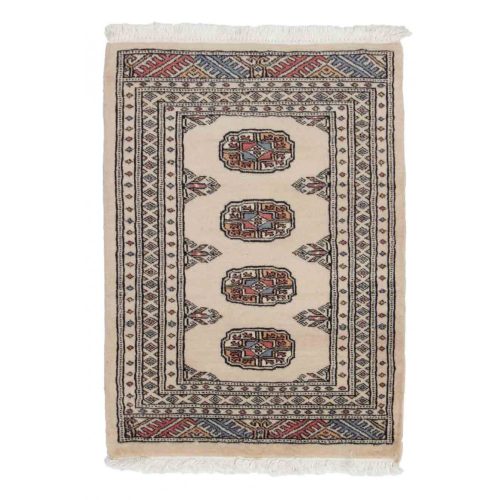 Pakisztáni szőnyeg bézs Bokhara 65x89 kézi csomózású nappali szőnyeg