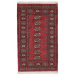 Pakisztáni szőnyeg rózsaszín Bokhara 79x131 kézi csomózású szőnyeg